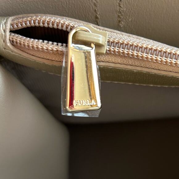 Furla Metallic Gold Mini Tote Bag New without tag - Picture 8 of 13